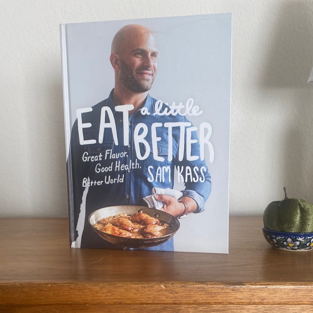 Cookbook - Eat a Little Better with White Cover